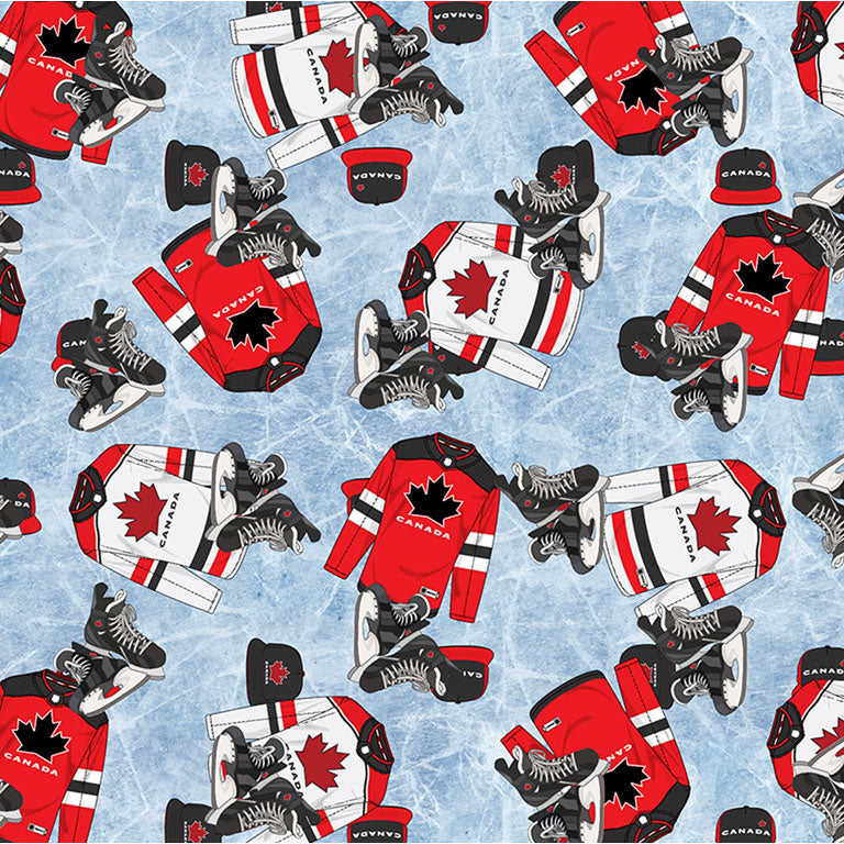 Robert Kaufman- Hockey Team Spirit- QC300-BLU