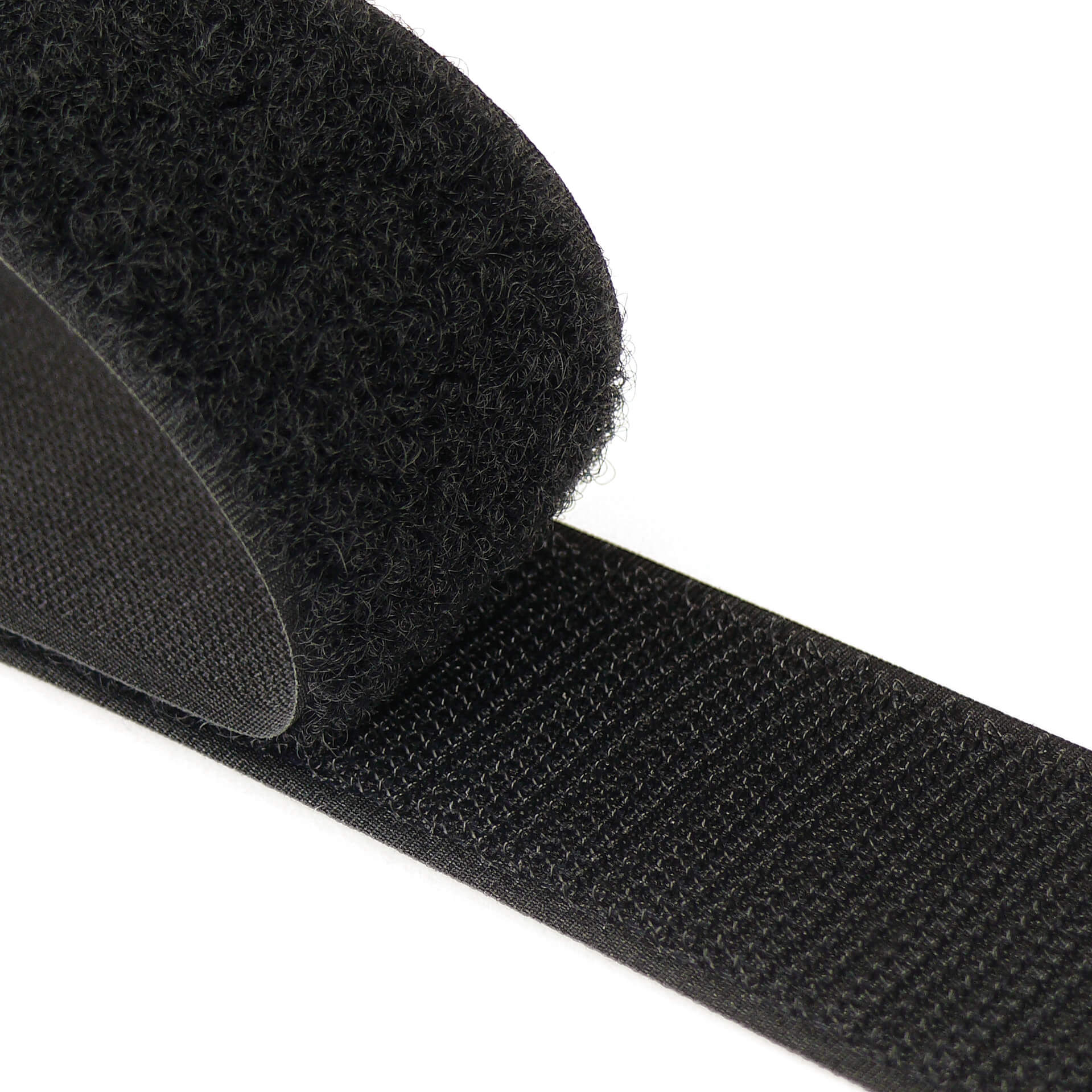 Sew-On - Velcro Fasteners Loop Black 25mm/1in