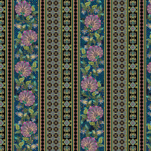 Shangri La by Painted Sky Studio - Stripe Black/Multi