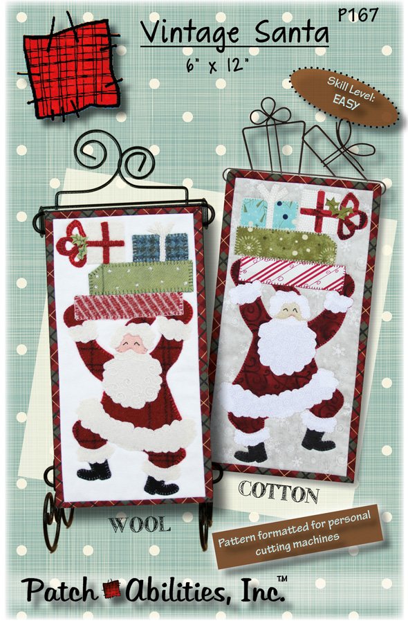 Patch Abilities - P167 Vintage Santa