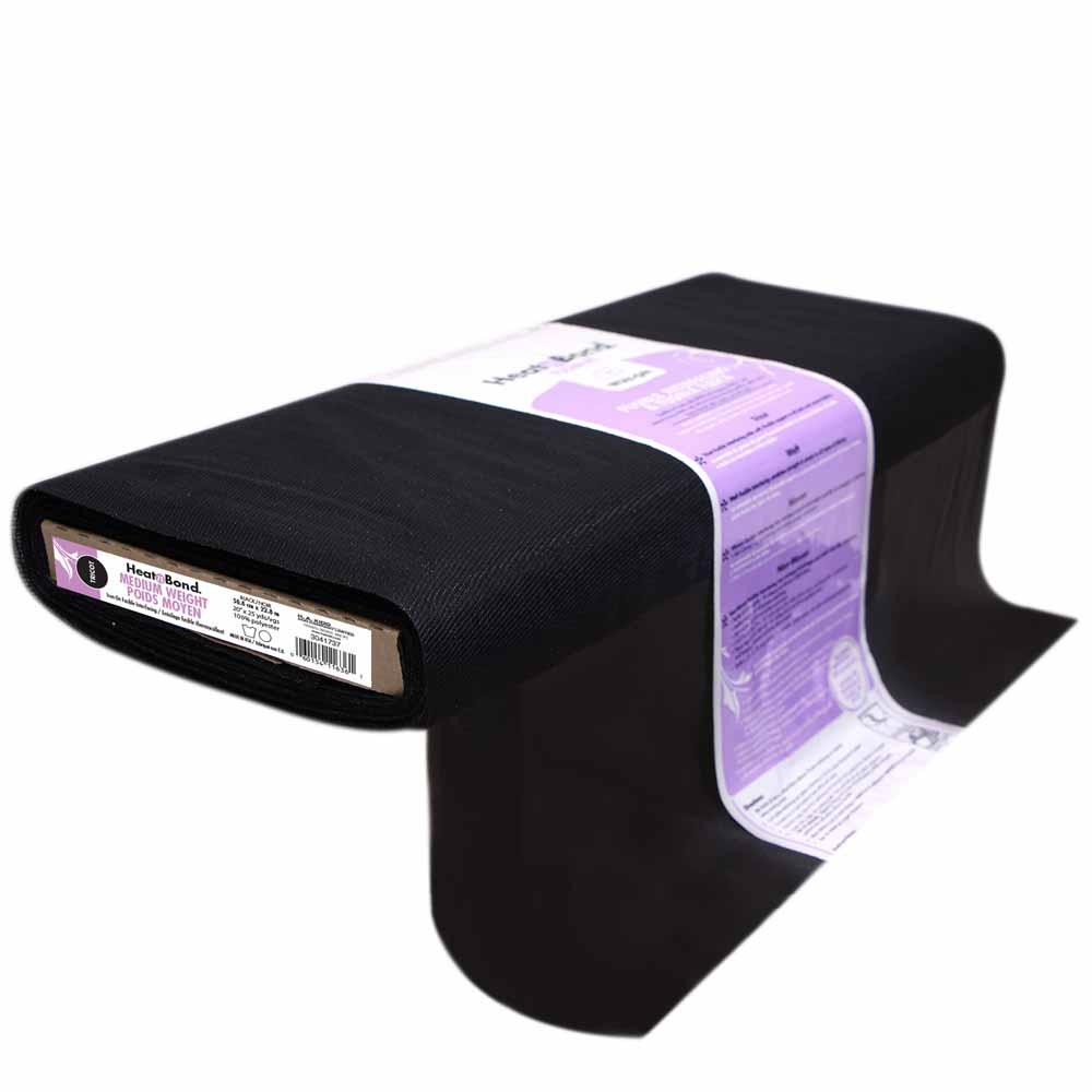 HEATNBOND Light Weight Fusible Interfacing - Black - 50.8cm (20" )