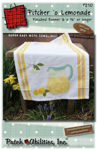 Patch Abilities - P210 Pitcher 'o Lemonade Toweling Runner