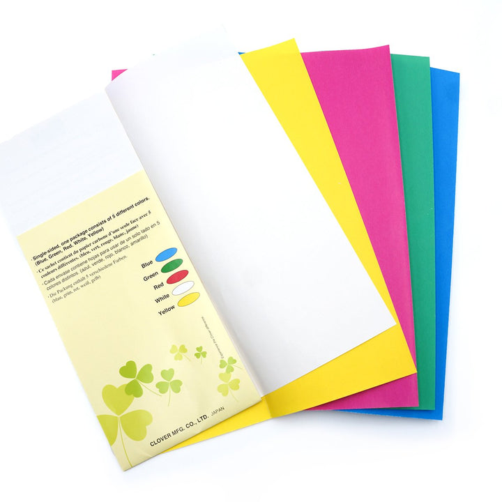 Clover Tracing Paper With Wax, Chacopy Carbon Paper, 5 Sheets