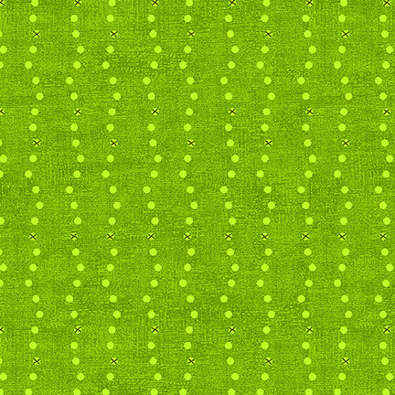 Stof - Basically - 4512-829 - Green Dotted Lines