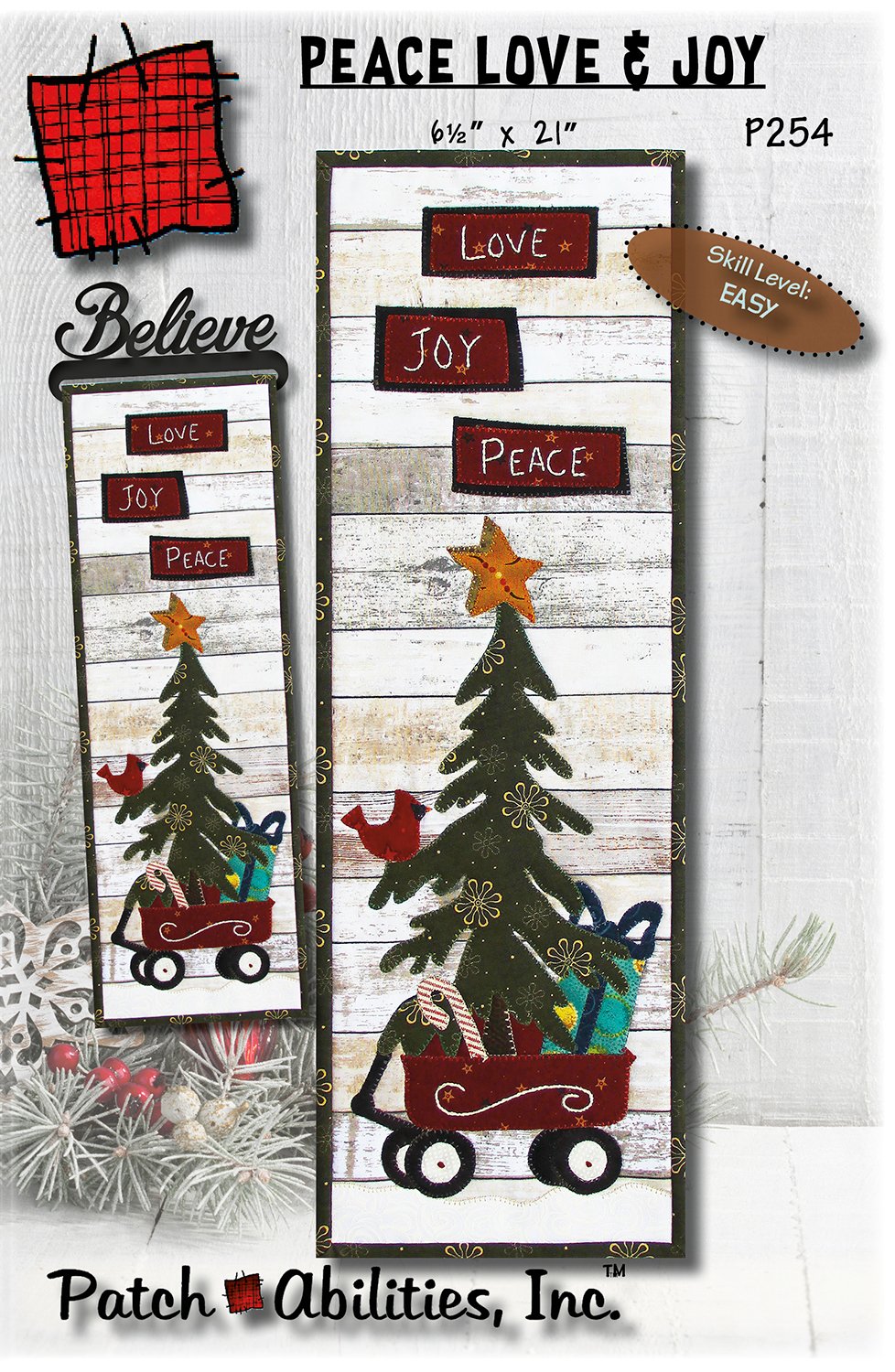 Patch Abilities - P254 Peace Love & Joy