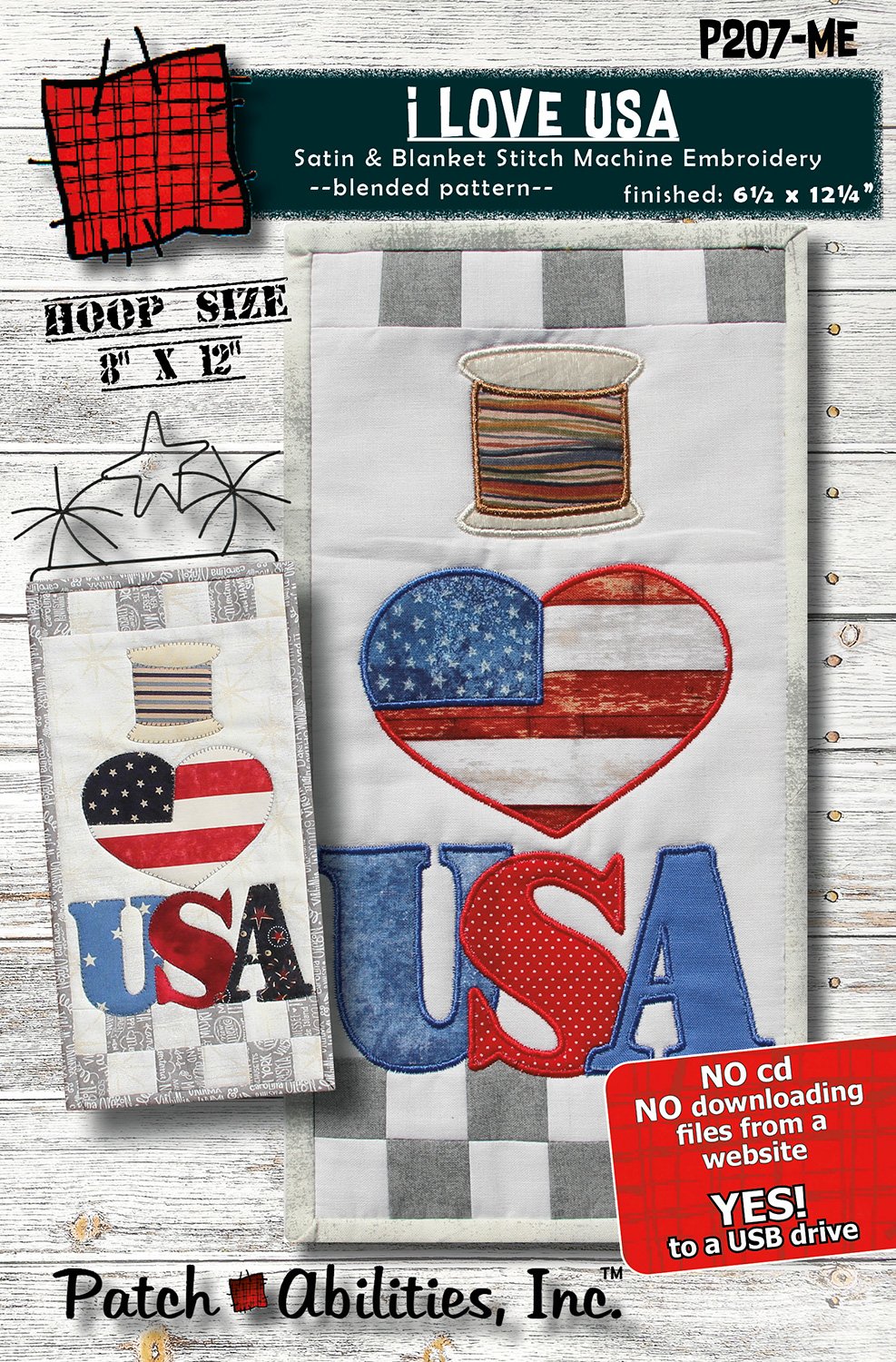 Patch Abilities - P207-ME I love USA