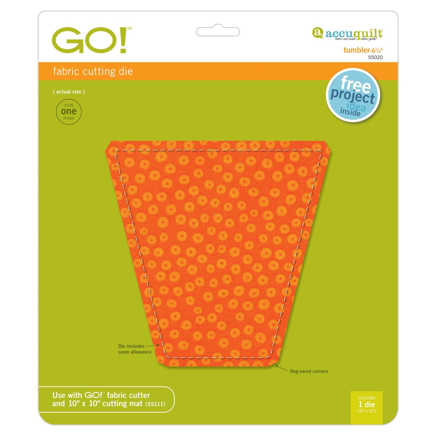 GO! Tumbler-6 1/2" (6" Finished)