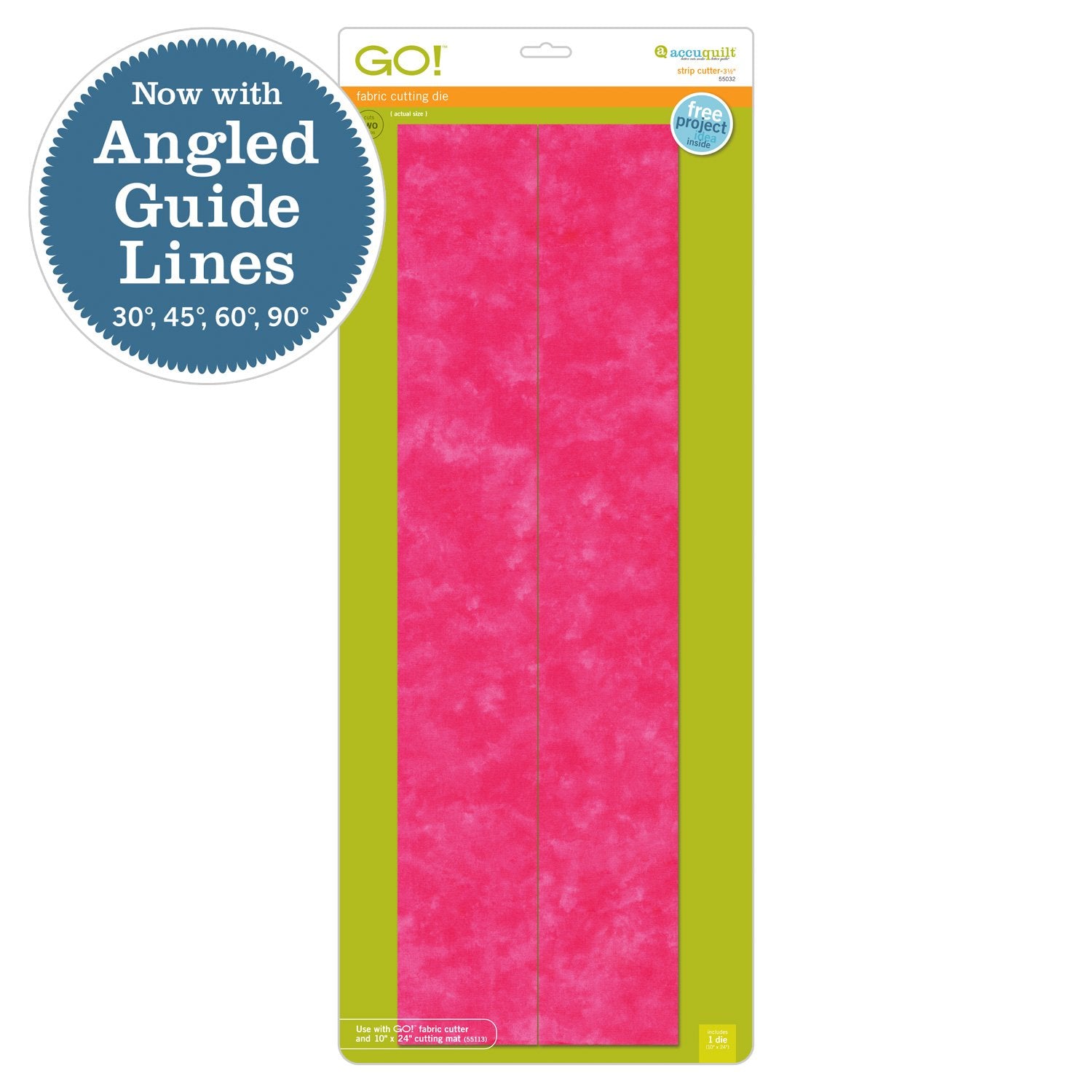 GO! Strip Cutter-3 1/2" (3" Finished) 2 Strips