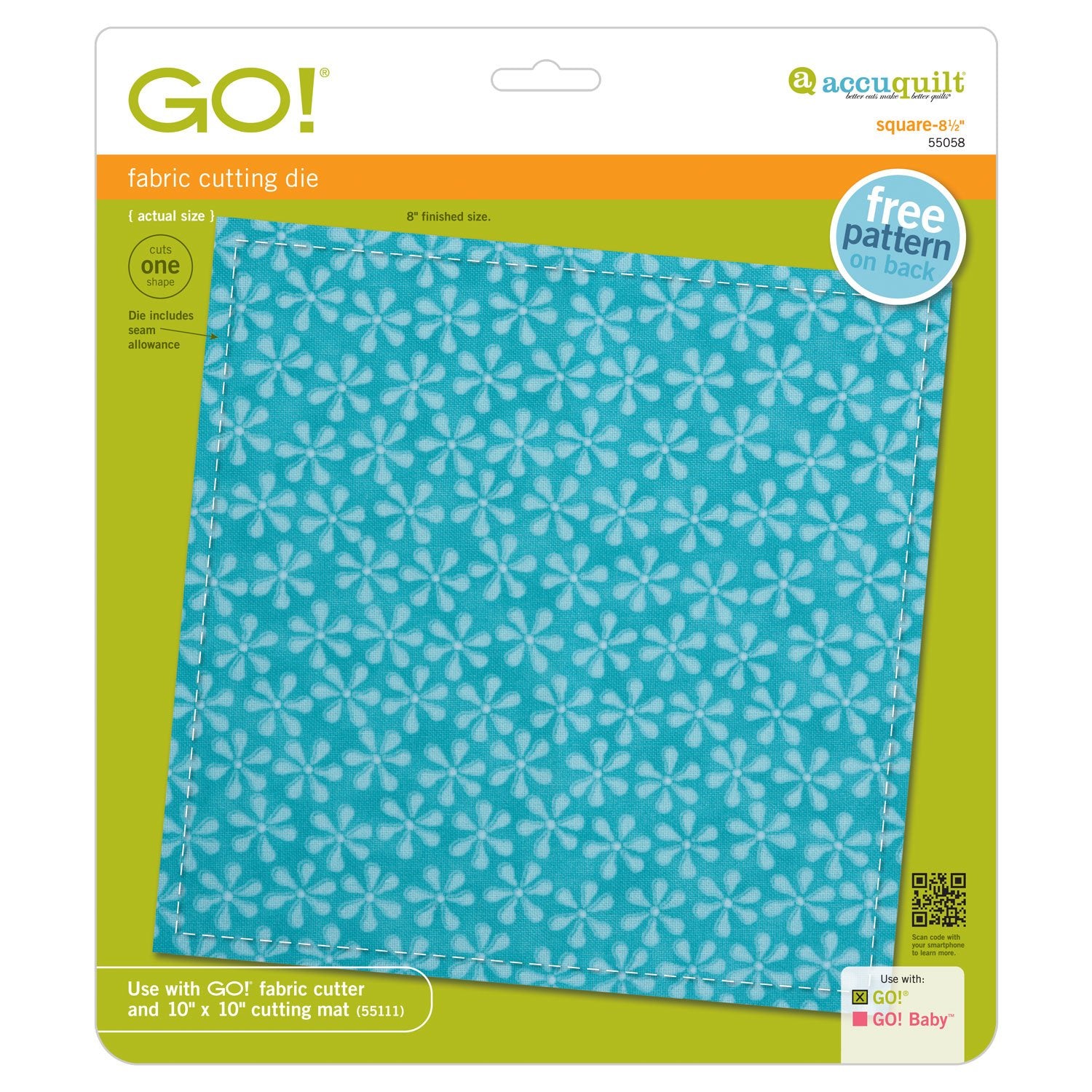 GO! Square-8 1/2" (8" Finished)