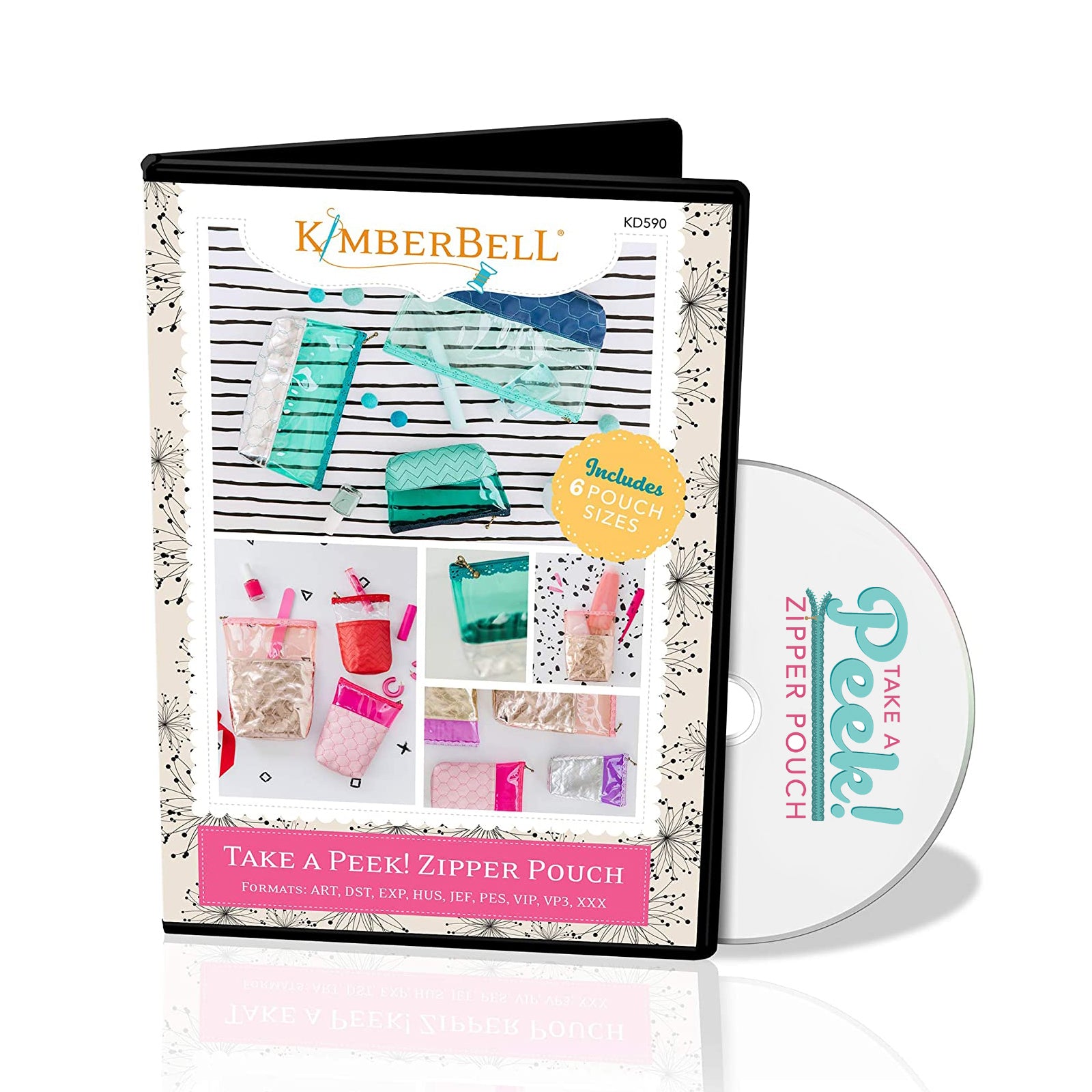 Kimberbells Take A Peek! Zipper Pouch