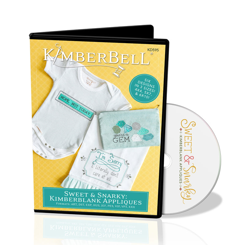 Kimberbell Sweet & Snarky: Kimberblank Appliques