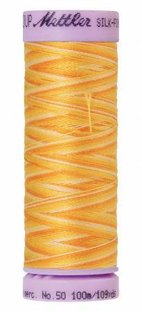 Mettler Silk-Finish 50wt Variegated Cotton Thread 109yd/100M Horizon