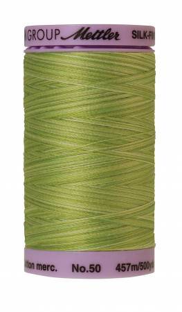 Mettler Silk-Finish 50wt Variegated Cotton Thread 500yd/457M Little Sprouts