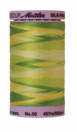 Mettler Silk-Finish 50wt Variegated Cotton Thread 500yd/457M Citrus Twist
