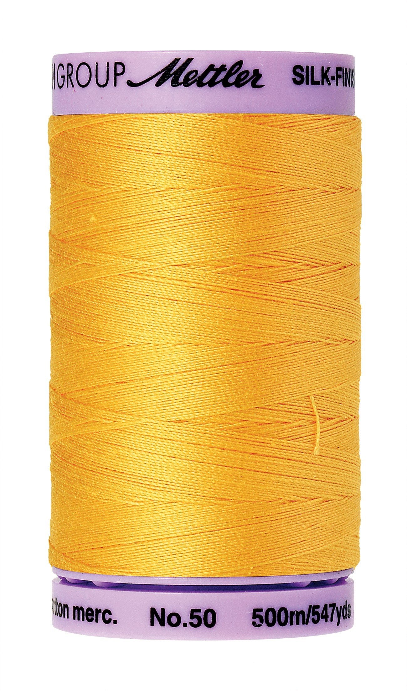 Mettler Silk-Finish 50wt Solid Cotton Thread 547yd/500M Summersun