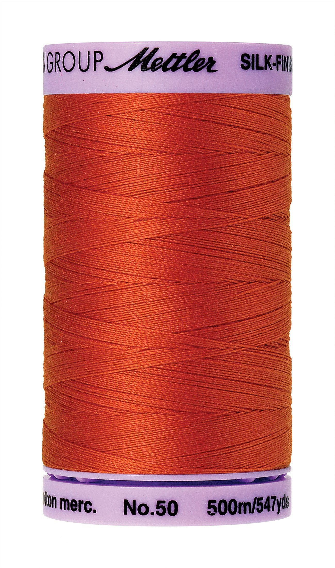 Mettler Silk-Finish 50wt Solid Cotton Thread 547yd/500M Paprika