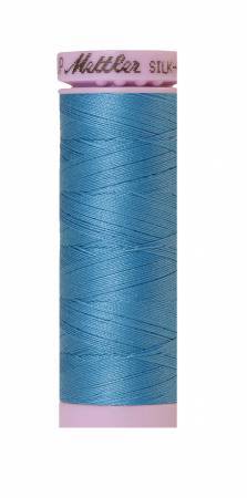 Mettler Silk-Finish 50wt Solid Cotton Thread 164yd/150M Snorkel Blue