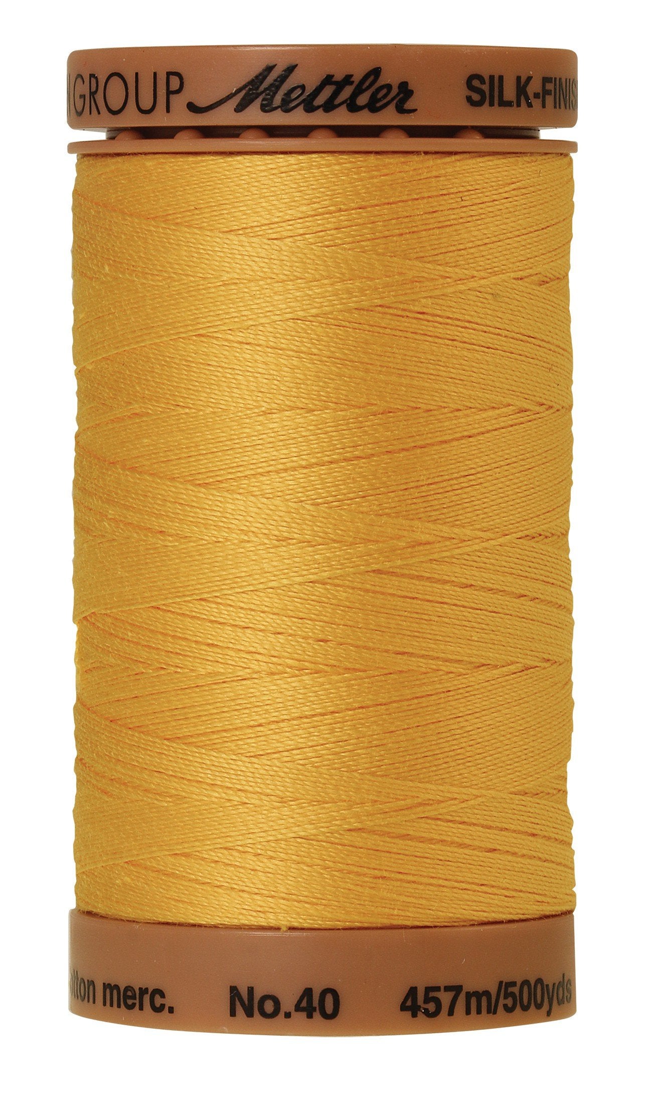 Mettler Silk-Finish 40wt Solid Cotton Thread 500yd/457M Summersun