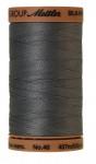 Mettler Silk-Finish 40wt Solid Cotton Thread 500yd/457M Flint Stone