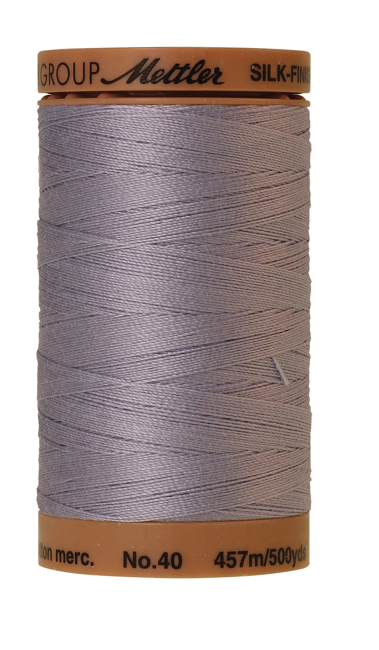 Mettler Silk-Finish 40wt Solid Cotton Thread 500yd/457M Cosmic Sky