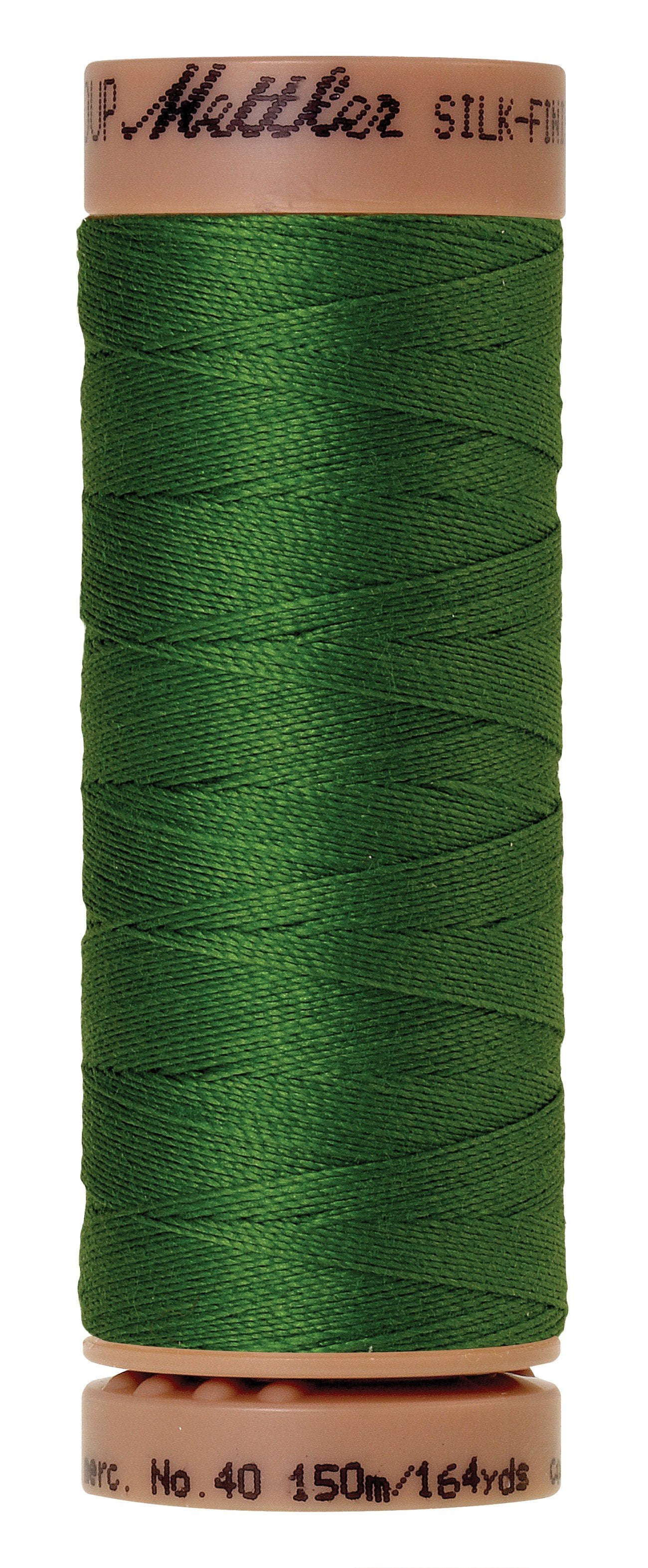 Mettler Silk-Finish 40wt Solid Cotton Thread 164yd/150M Treetop