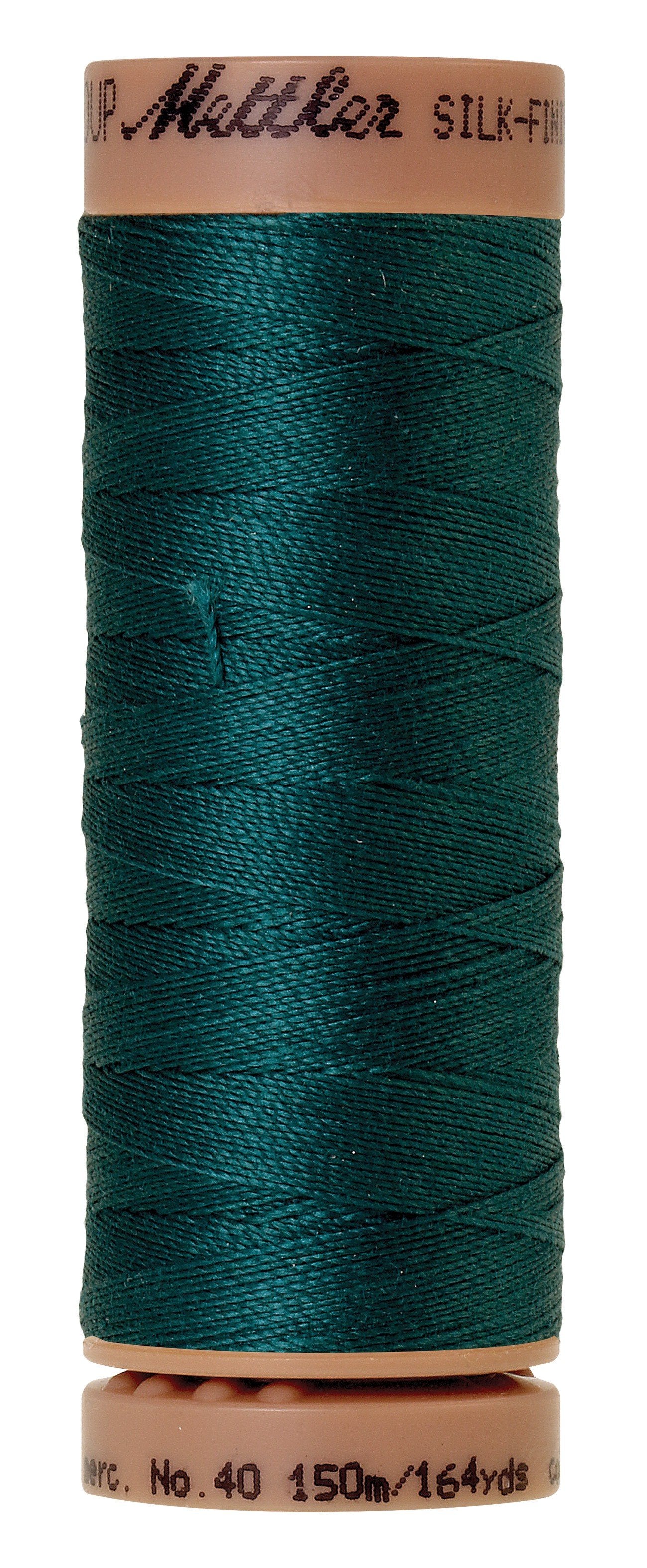 Mettler Silk-Finish 40wt Solid Cotton Thread 164yd/150M Spruce