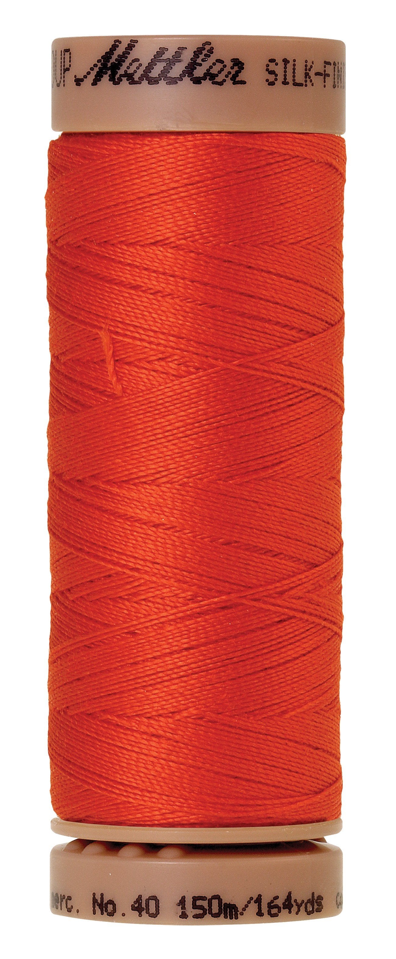 Mettler Silk-Finish 40wt Solid Cotton Thread 164yd/150M Paprika