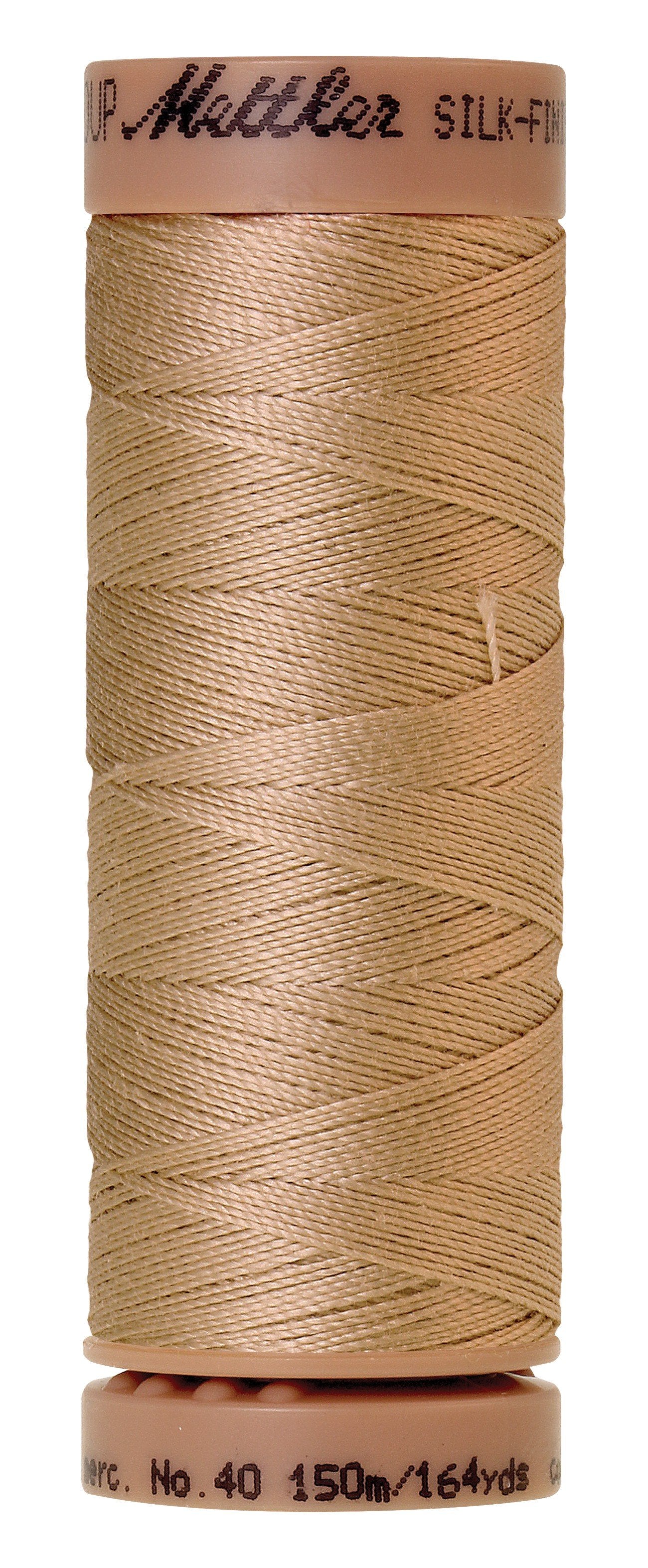 Mettler Silk-Finish 40wt Solid Cotton Thread 164yd/150M Oat Flakes
