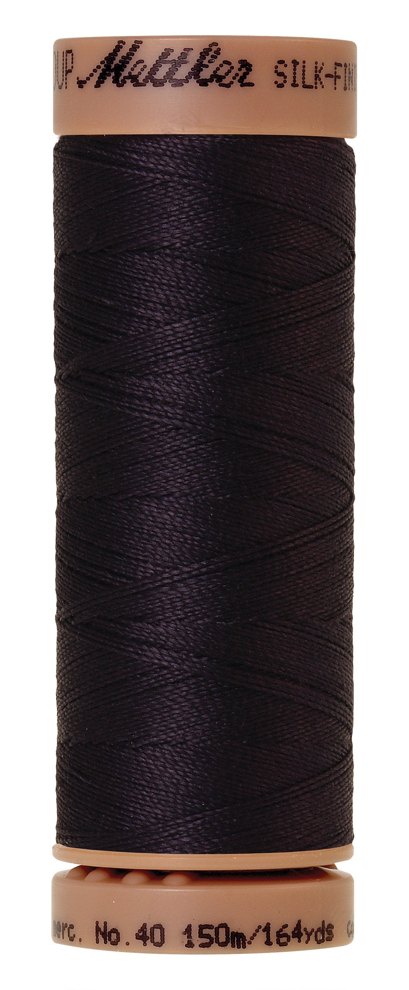 Mettler Silk-Finish 40wt Solid Cotton Thread 164yd/150M Evening Blue