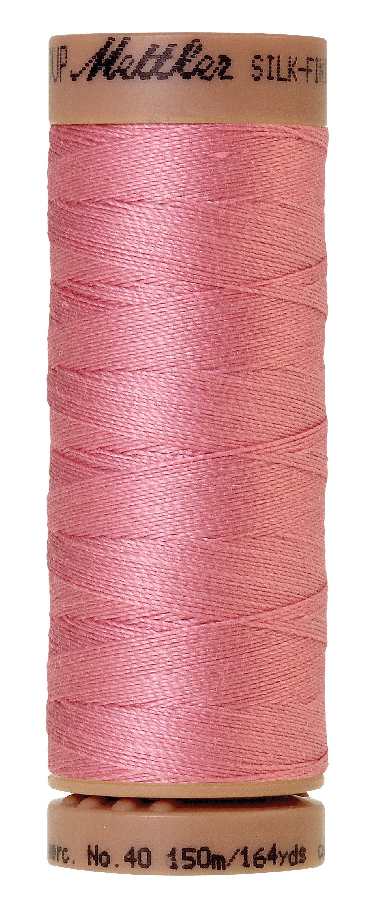 Mettler Silk-Finish 40wt Solid Cotton Thread 164yd/150M Rose Quartz