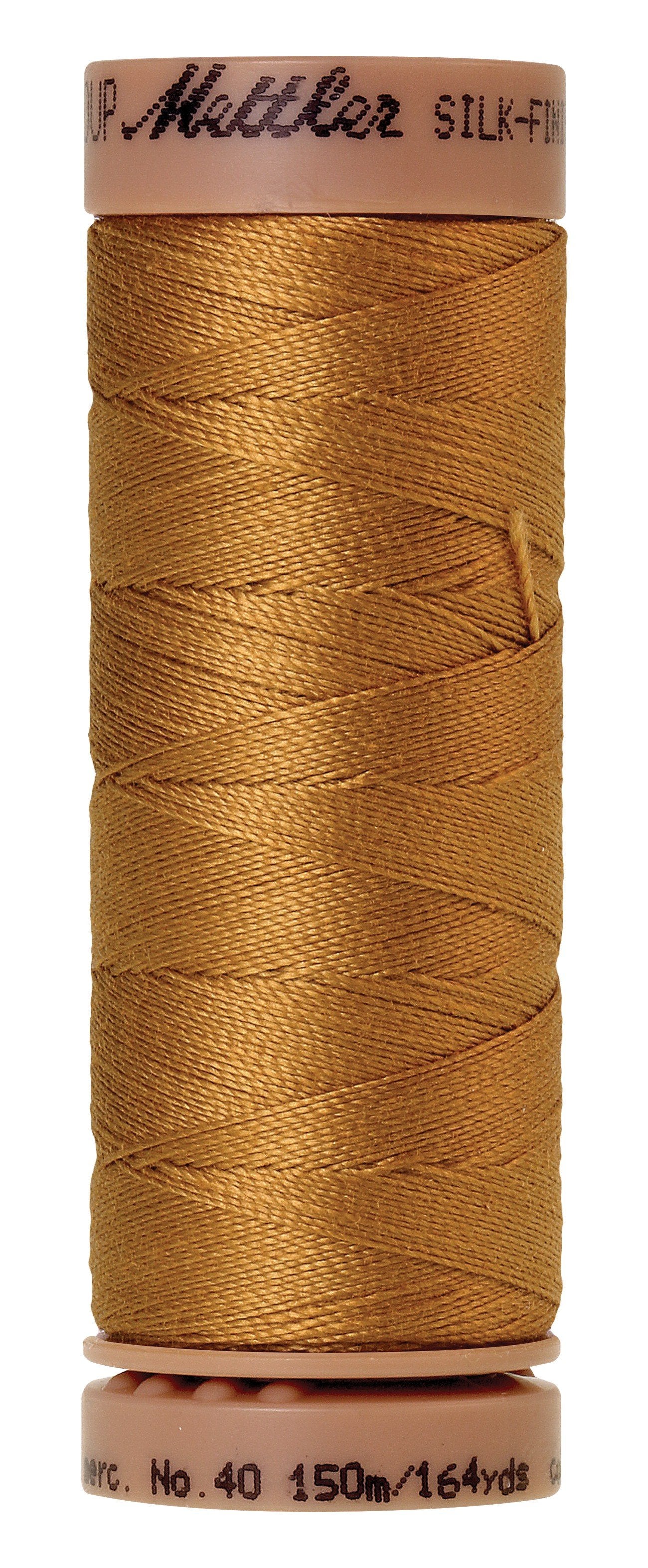 Mettler Silk-Finish 40wt Solid Cotton Thread 164yd/150M Palomino