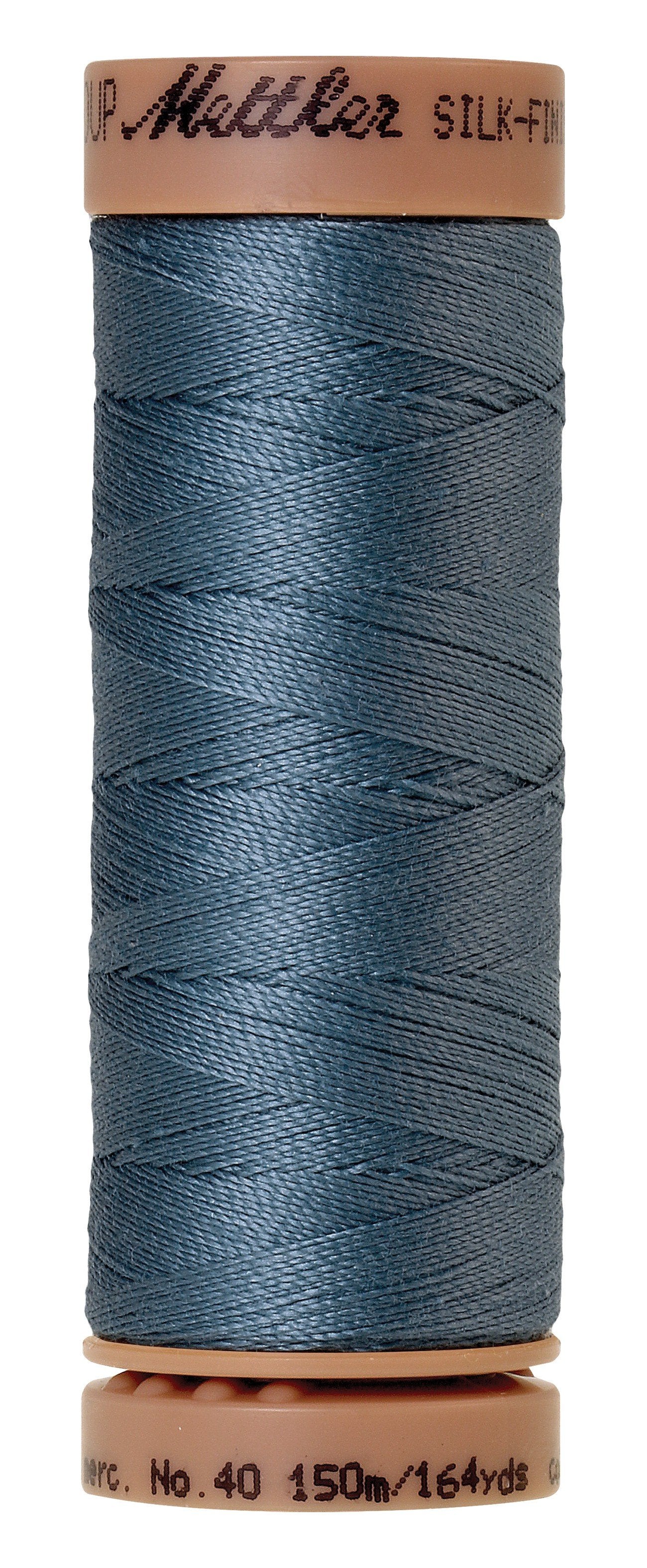 Mettler Silk-Finish 40wt Solid Cotton Thread 164yd/150M Laguna