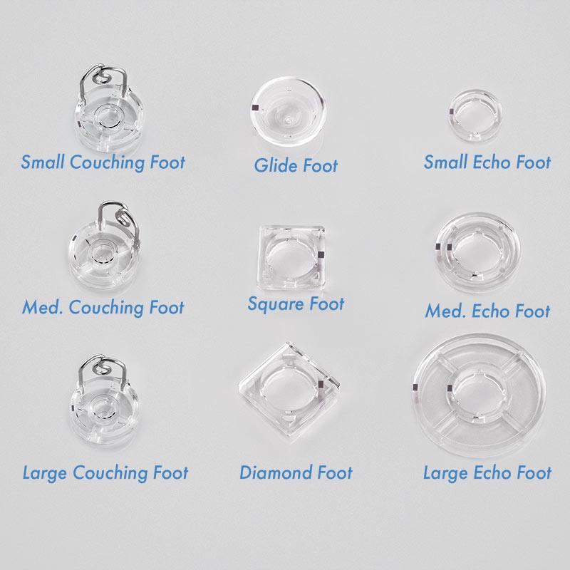 Q'nique 9 Piece Foot Attachment Set