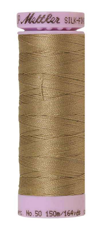 Mettler Silk-finish 50wt Solid Cotton Thread 164yd/150m Dried Clay