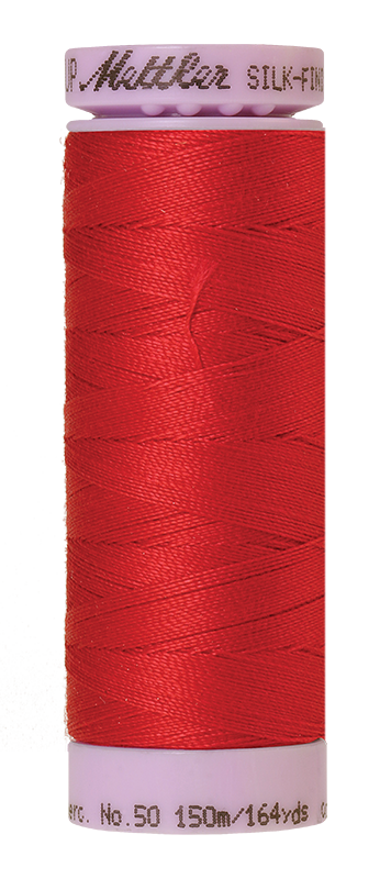 Mettler Silk-finish 50wt Solid Cotton Thread 164yd/150m Wildfire