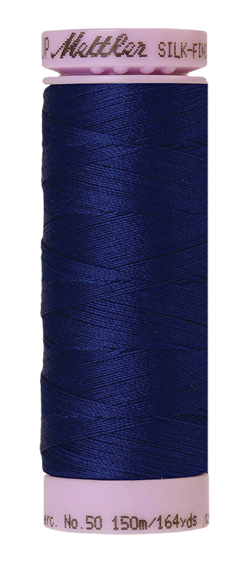 Mettler Silk-finish 50wt Solid Cotton Thread 164yd/150m Delft