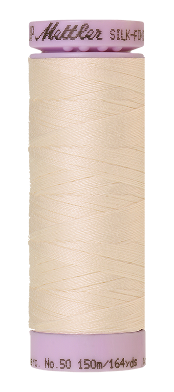 Mettler Silk-finish 50wt Solid Cotton Thread 164yd/150m Dew