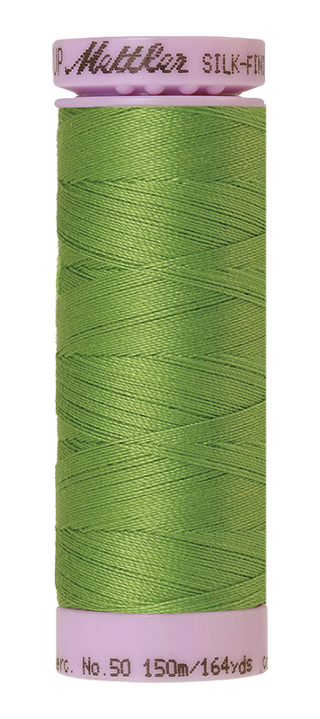 Mettler Silk-finish 50wt Solid Cotton Thread 164yd/150m Foliage