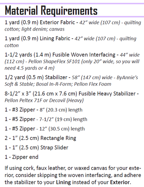 Chris Satchel Pattern