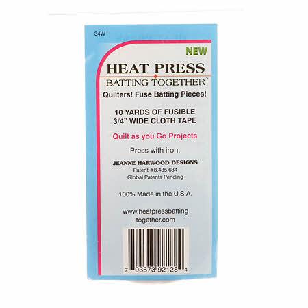 Heat Press Batting Together Tape