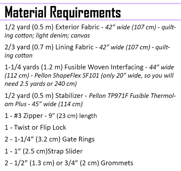 Jesse Crossbody Pattern