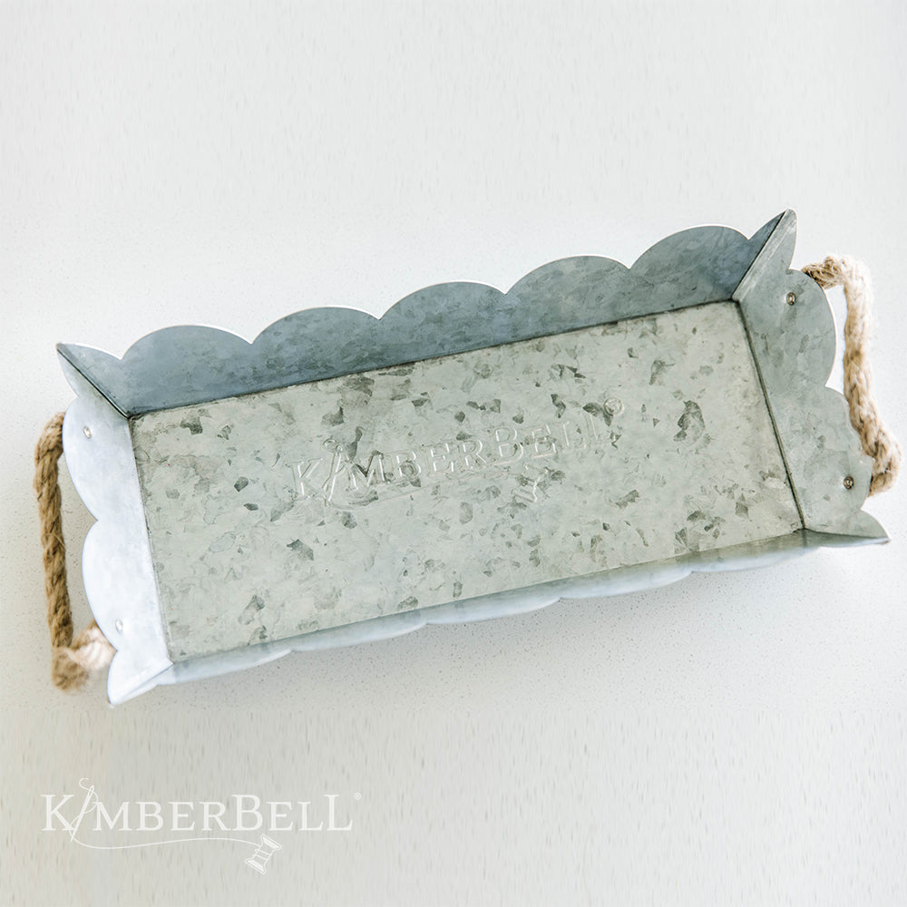 Kimberbell Scalloped Metal Tray