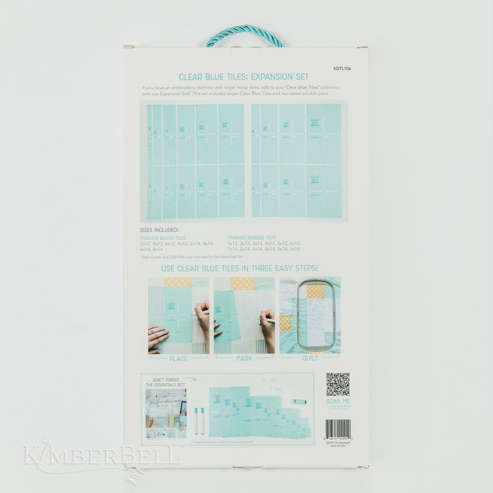 Kimberbell Clear Blue Tiles, Expansion Set