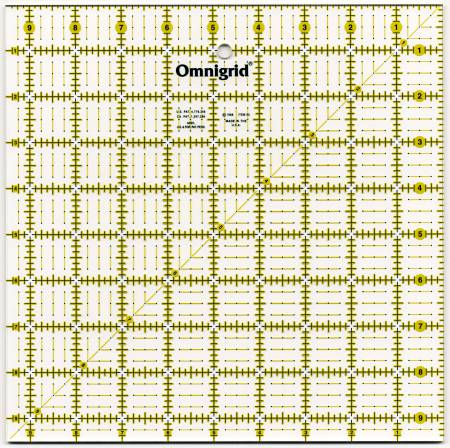 Omnigrid 9.5" x 9.5" Square Ruler