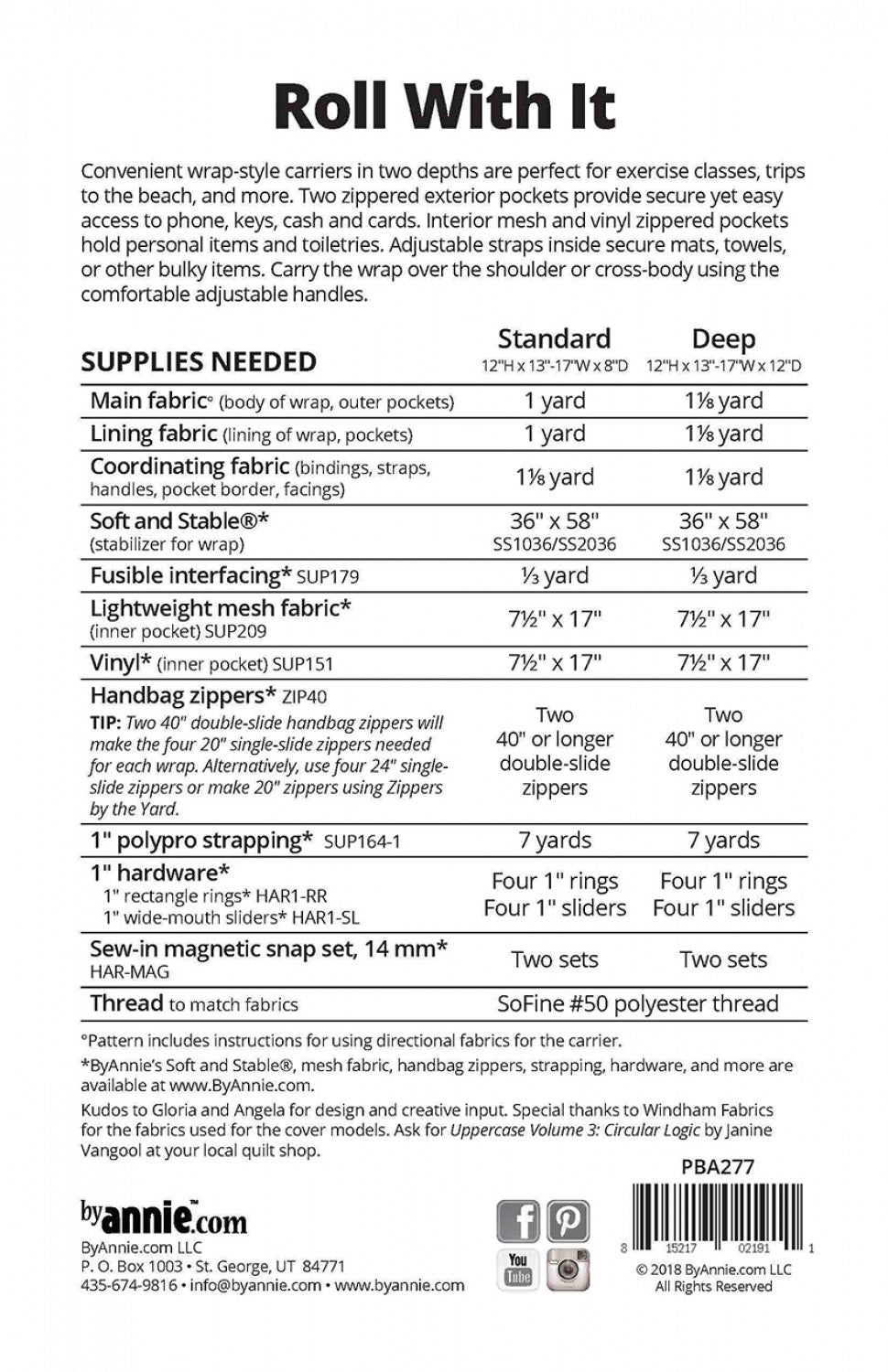 By Annies - Roll With It - Yoga Mat Carrier