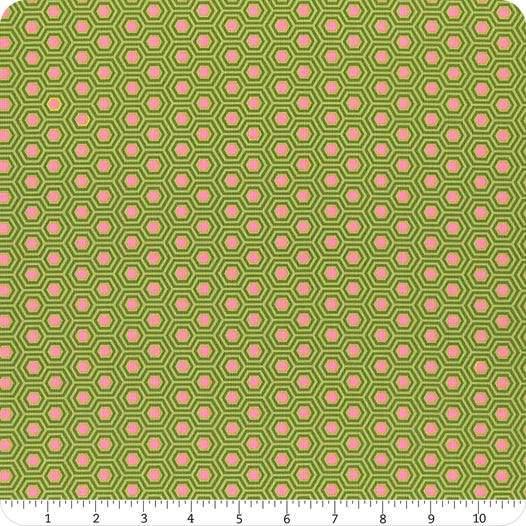 Tula Pink True Colors - Hexy - Juniper - PWTP150.JUNIPER