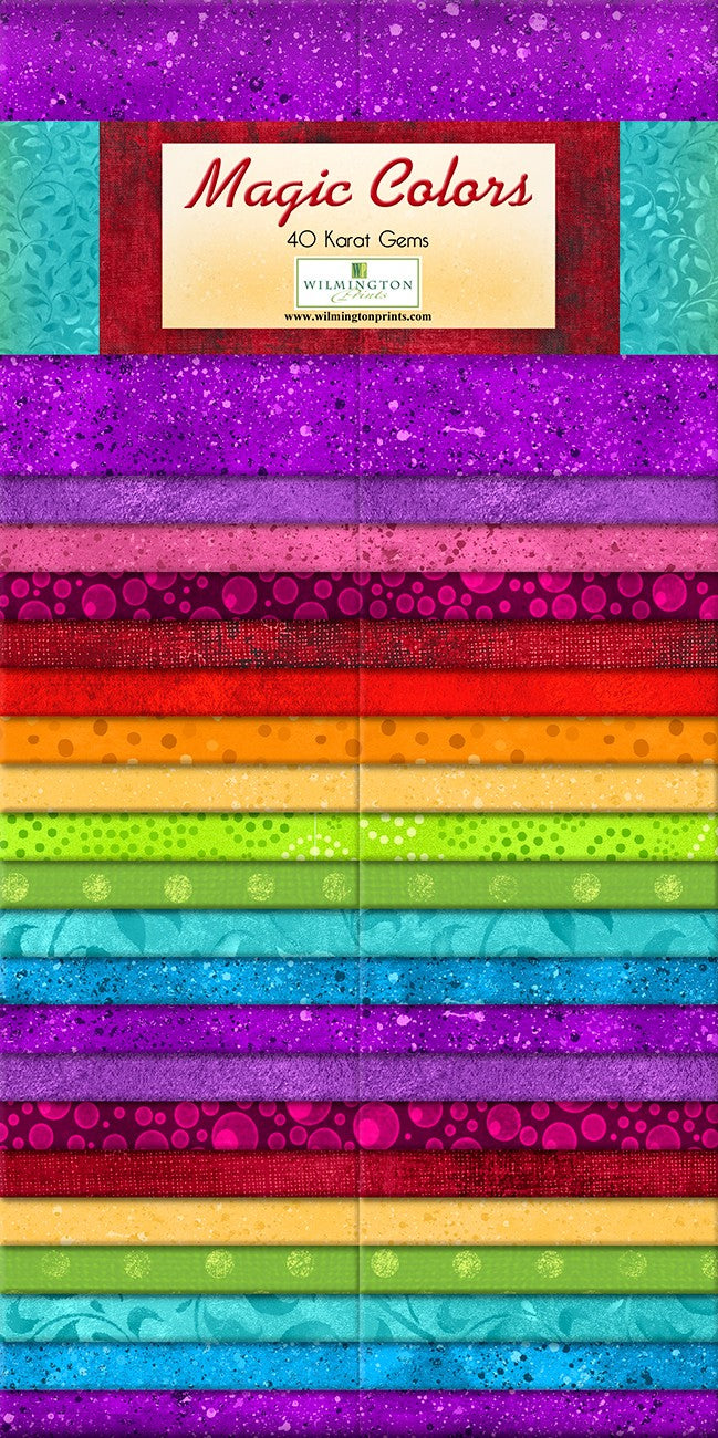 Magic Colors 2-1/2in Strips 40pcs/bundle