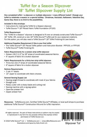 Tuffet For A Season Slipcover