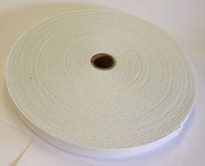 Poly Braid Elastic White, 19MM (3/4")