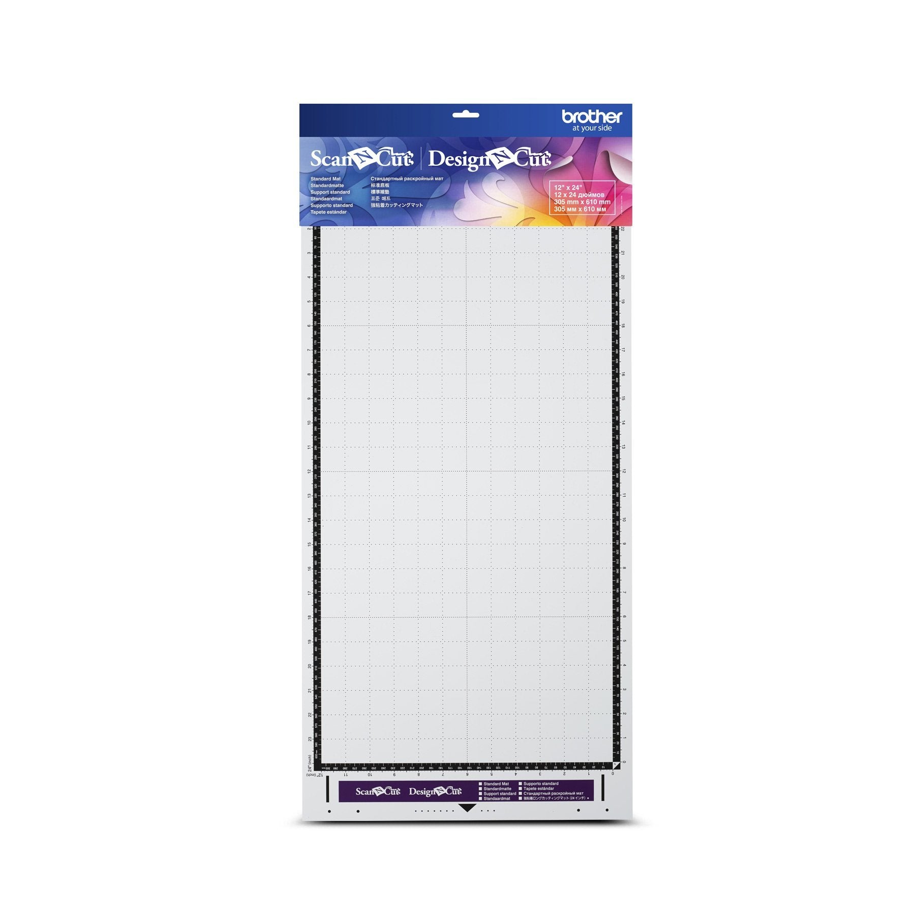 Brother - CAMATSTD24 - 12" x 24" Standard Tack Adhesive Mat for ScanNCut and DesignNCut